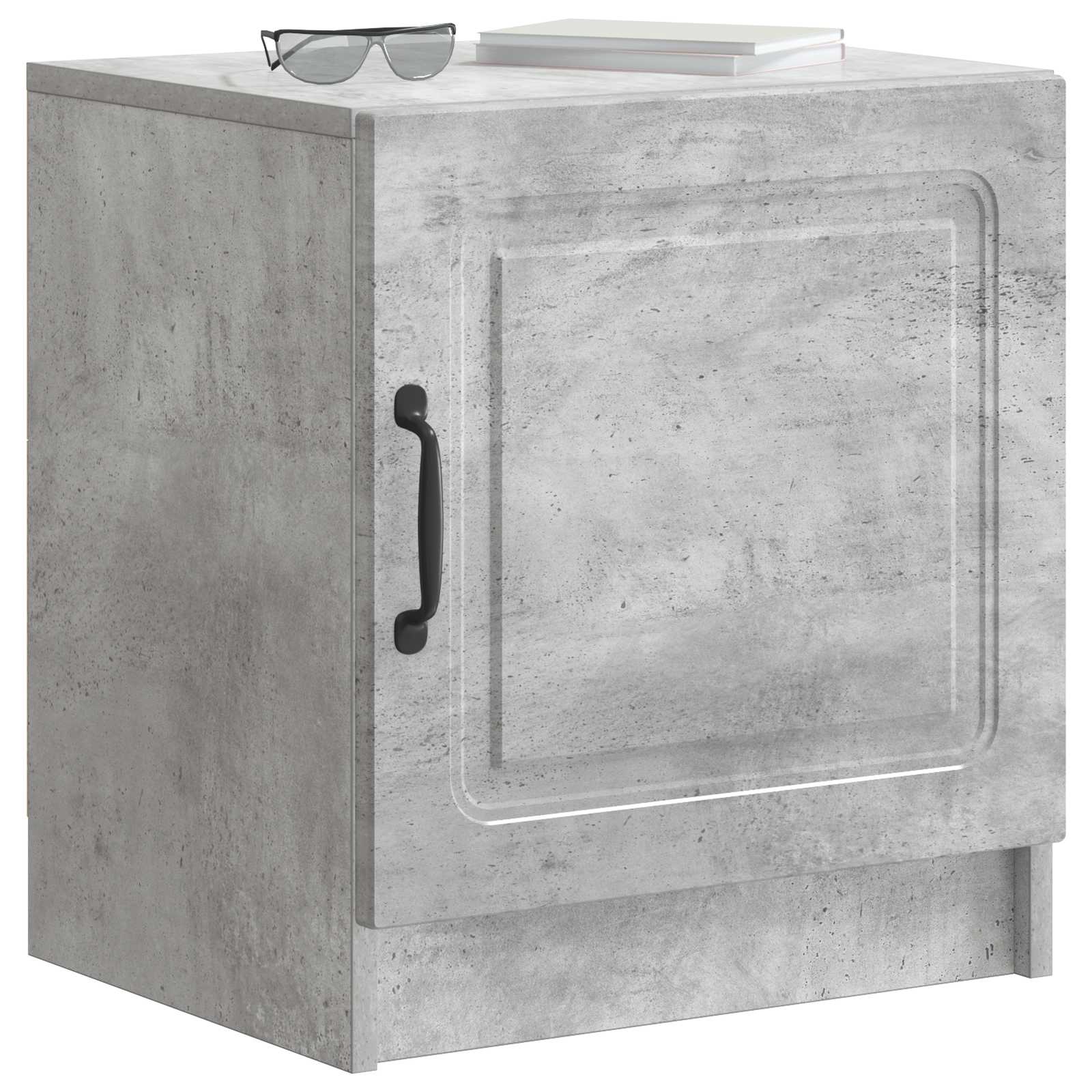 Armadio da Notte Grigio Cemento 43 x 34,5 x 47 cm | homemem39