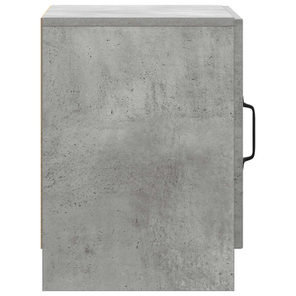 Armadio da Notte 2 pcs Grigio Cemento 43 x 34,5 x 47 cm | homemem39