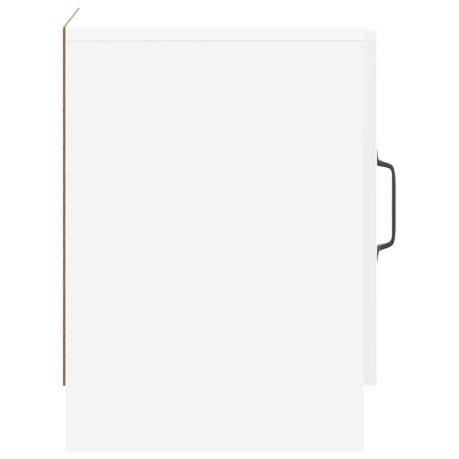 Armadio da Notte Bianco Lucido 43 x 34,5 x 47 cm | homemem39