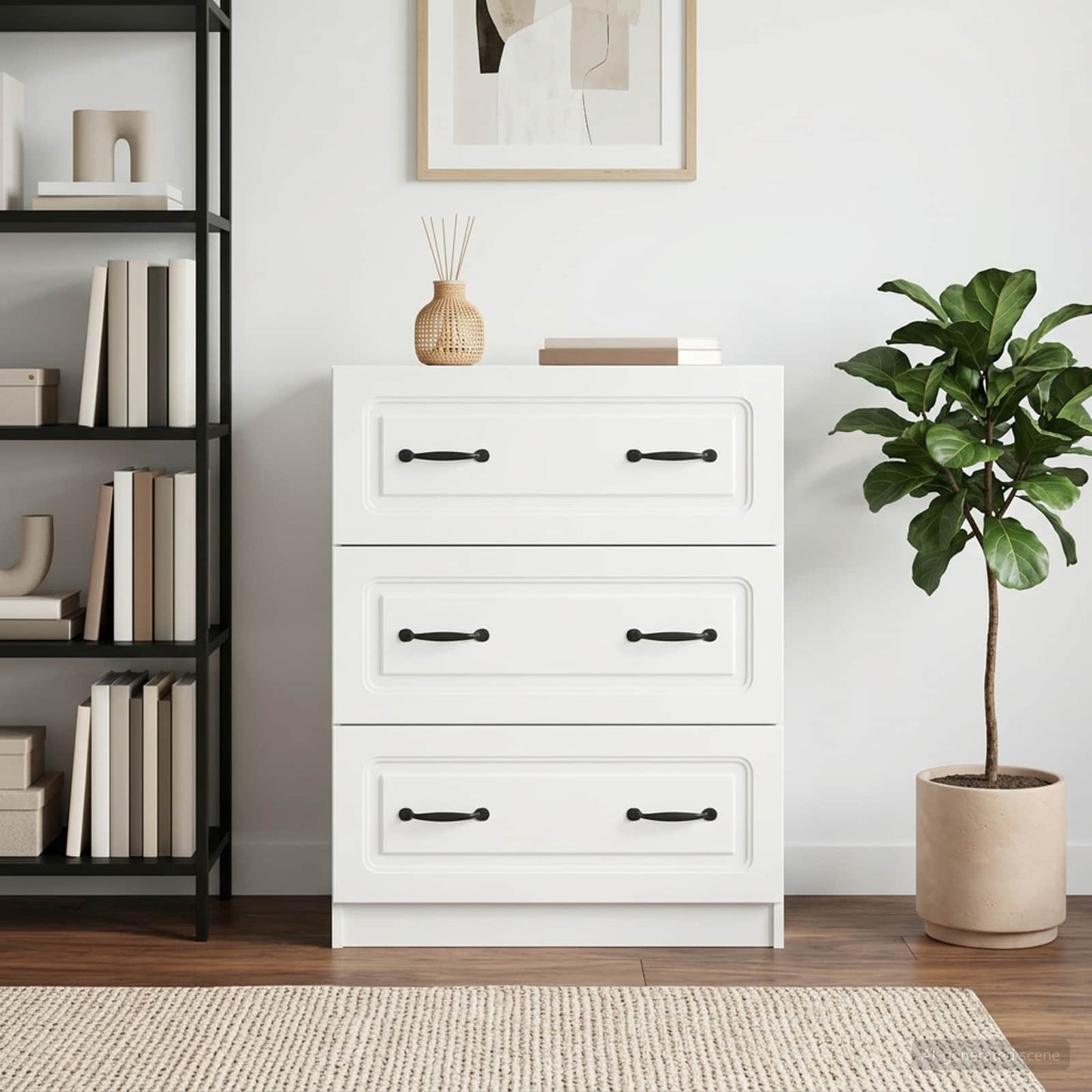 Mobile con Cassetti Bianco 66 x 34,5 x 87 cm