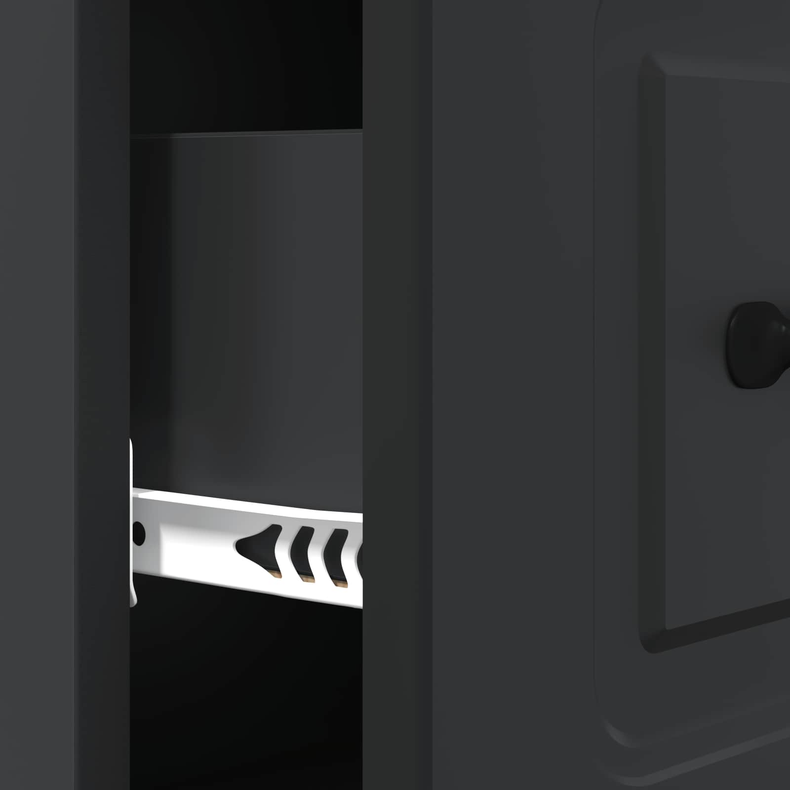 Mobile con Cassetti Nero 66 x 34,5 x 87 cm Legno ingegnerizzato | homemem39