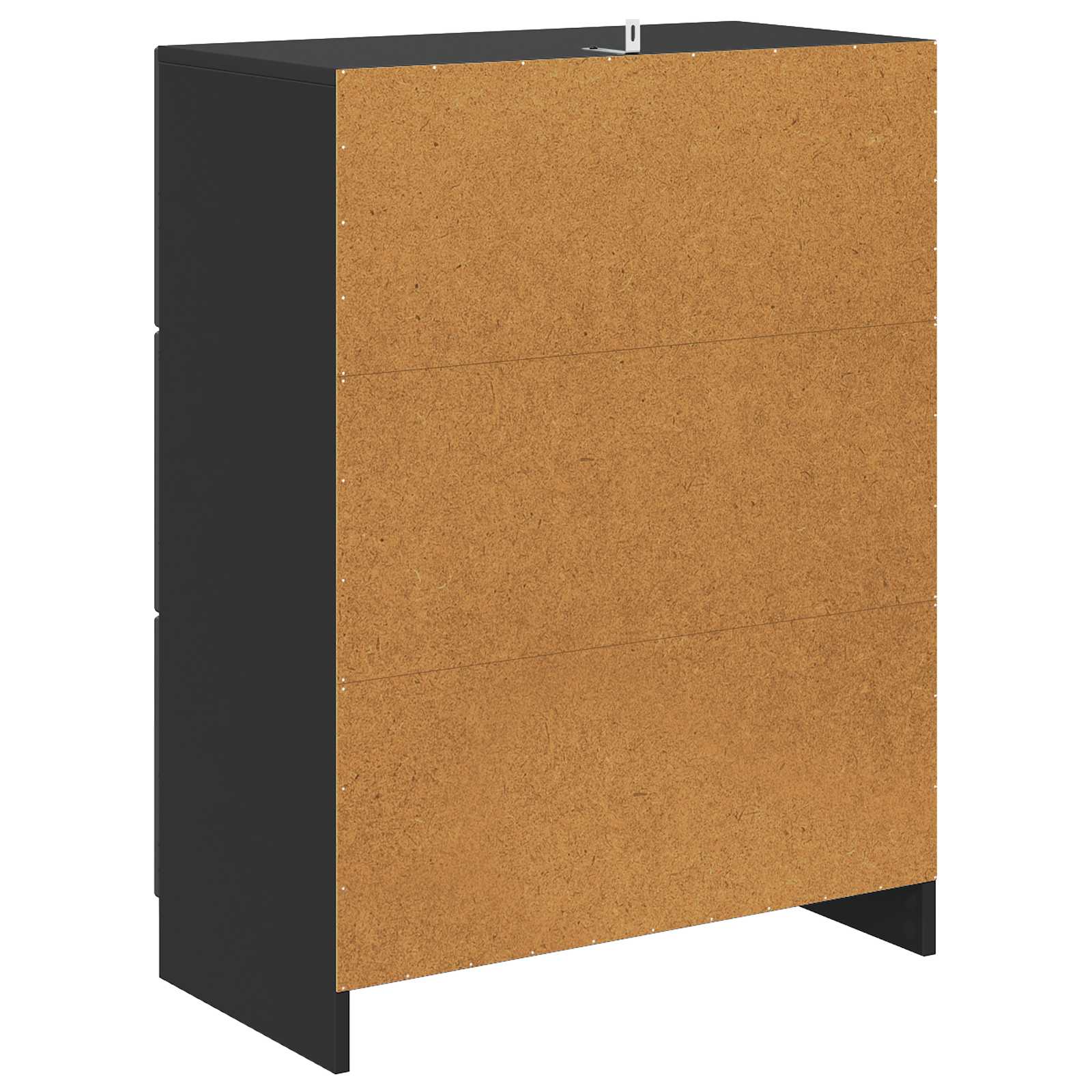 Mobile con Cassetti Nero 66 x 34,5 x 87 cm Legno ingegnerizzato | homemem39