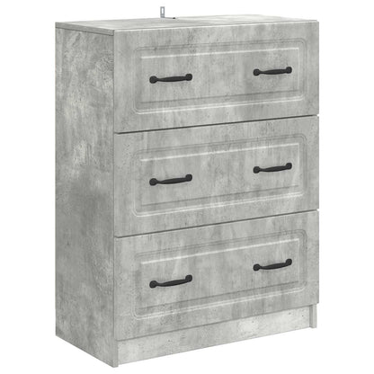 Mobile con Cassetti Grigio Cemento 66 x 34,5 x 87 cm | homemem39