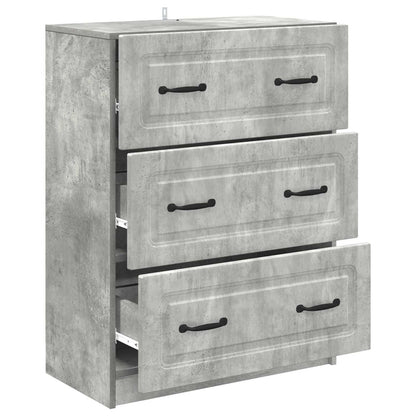 Mobile con Cassetti Grigio Cemento 66 x 34,5 x 87 cm | homemem39
