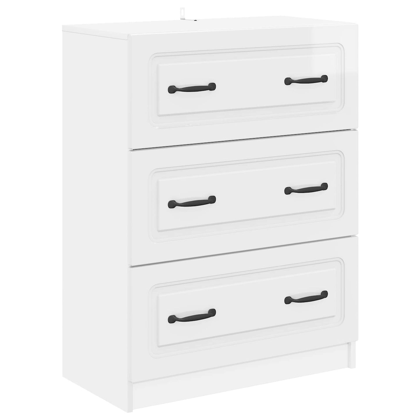 Mobile con Cassetti Bianco Lucido 66 x 34,5 x 87 cm
