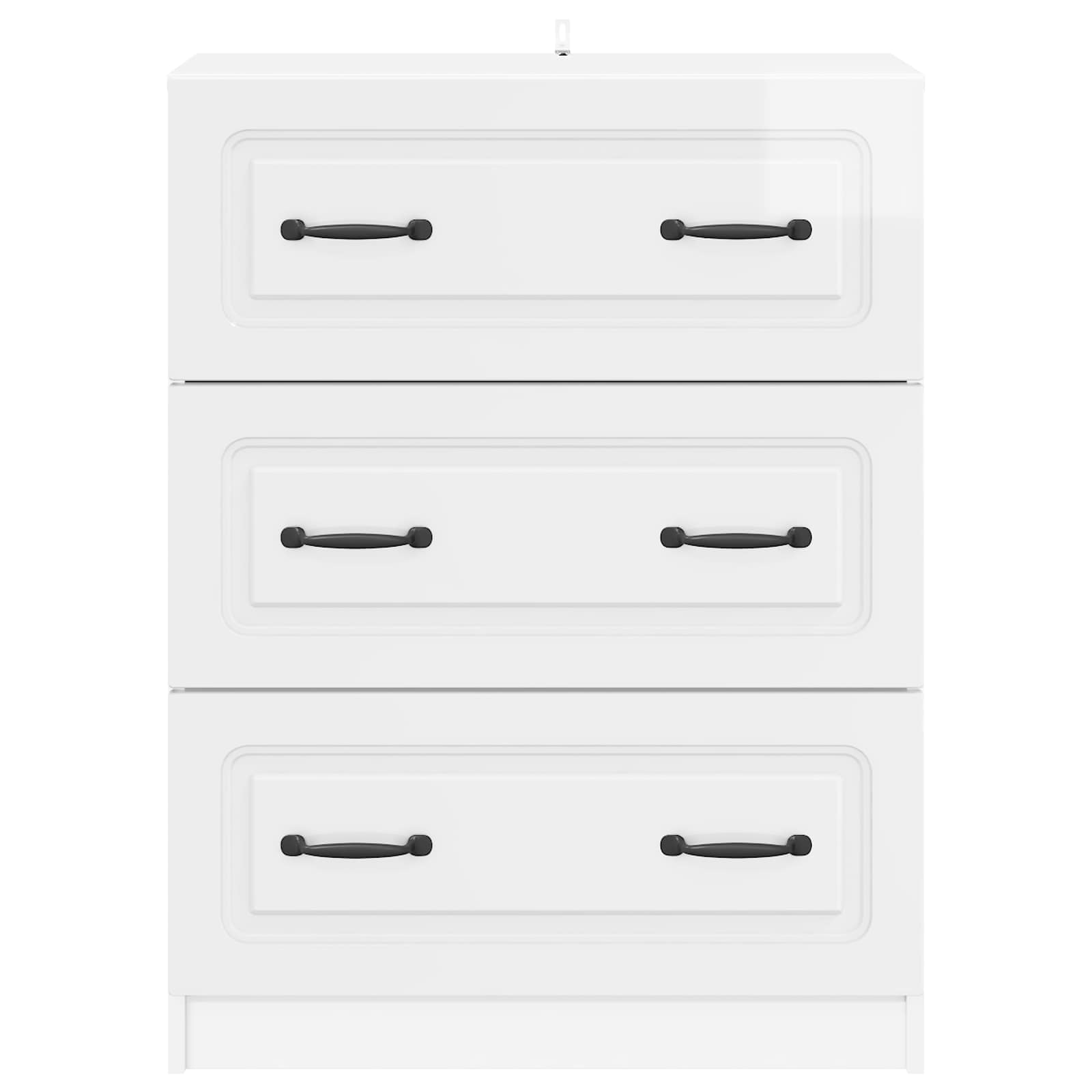 Mobile con Cassetti Bianco Lucido 66 x 34,5 x 87 cm | homemem39