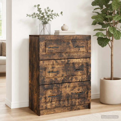 Mobile con Cassetti Rovere Fumo 66 x 34,5 x 87 cm