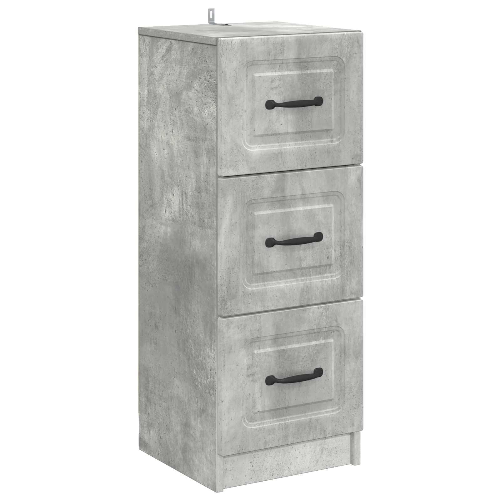 Mobile con Cassetti Grigio Cemento 33 x 34,5 x 87 cm | homemem39
