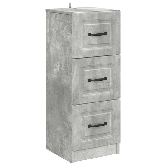 Mobile con Cassetti Grigio Cemento 33 x 34,5 x 87 cm | homemem39