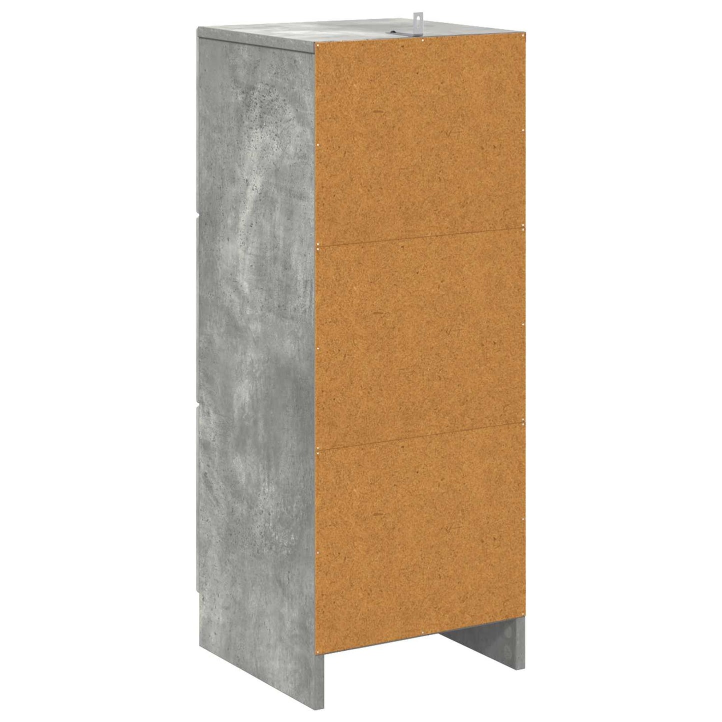 Mobile con Cassetti Grigio Cemento 33 x 34,5 x 87 cm