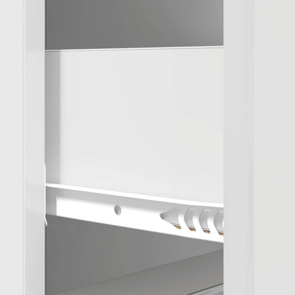 Mobile con Cassetti Bianco Lucido 33 x 34,5 x 87 cm | homemem39