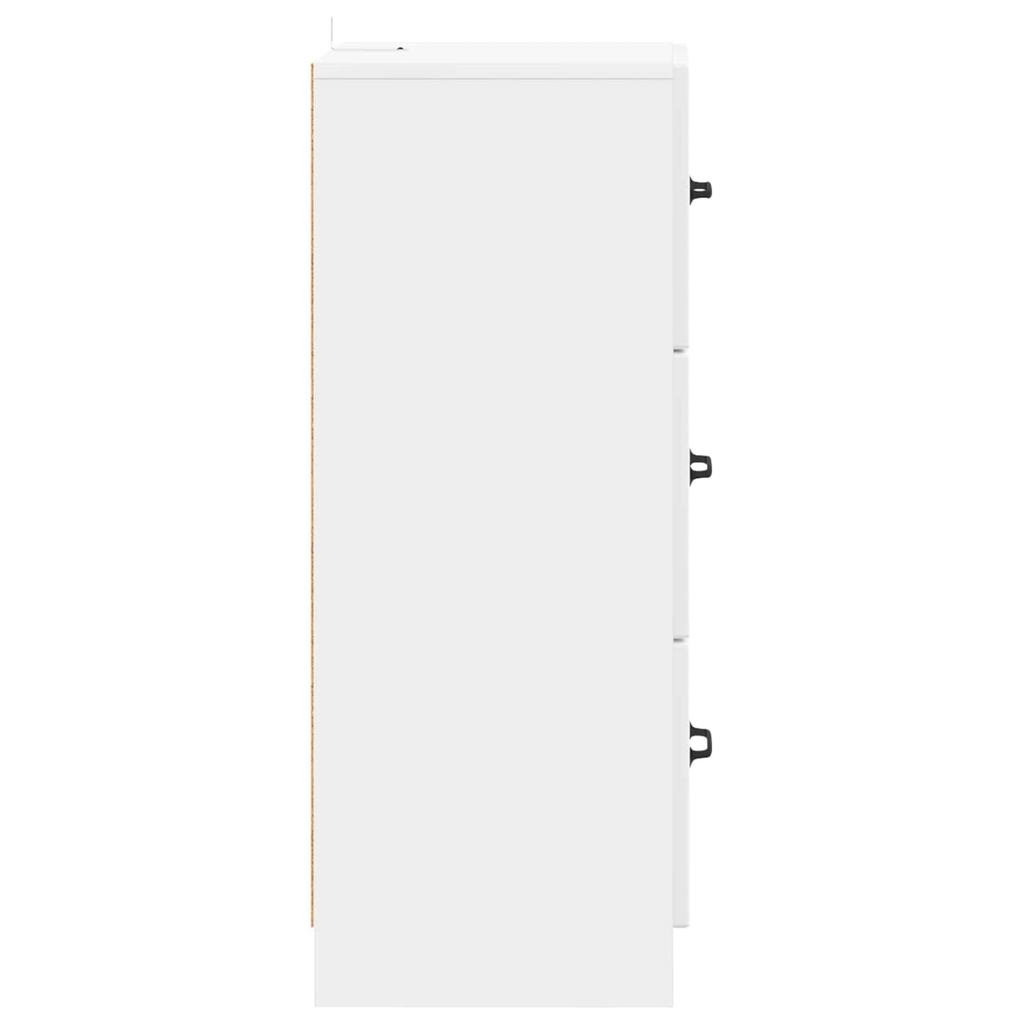 Mobile con Cassetti Bianco Lucido 33 x 34,5 x 87 cm | homemem39