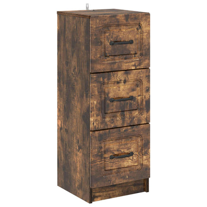 Mobile con Cassetti Rovere Fumo 33 x 34,5 x 87 cm | homemem39