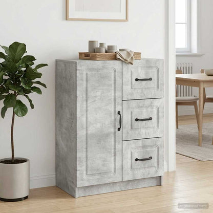 Credenza Grigio Cemento 66 x 34,5 x 87 cm Legno ingegnerizzato