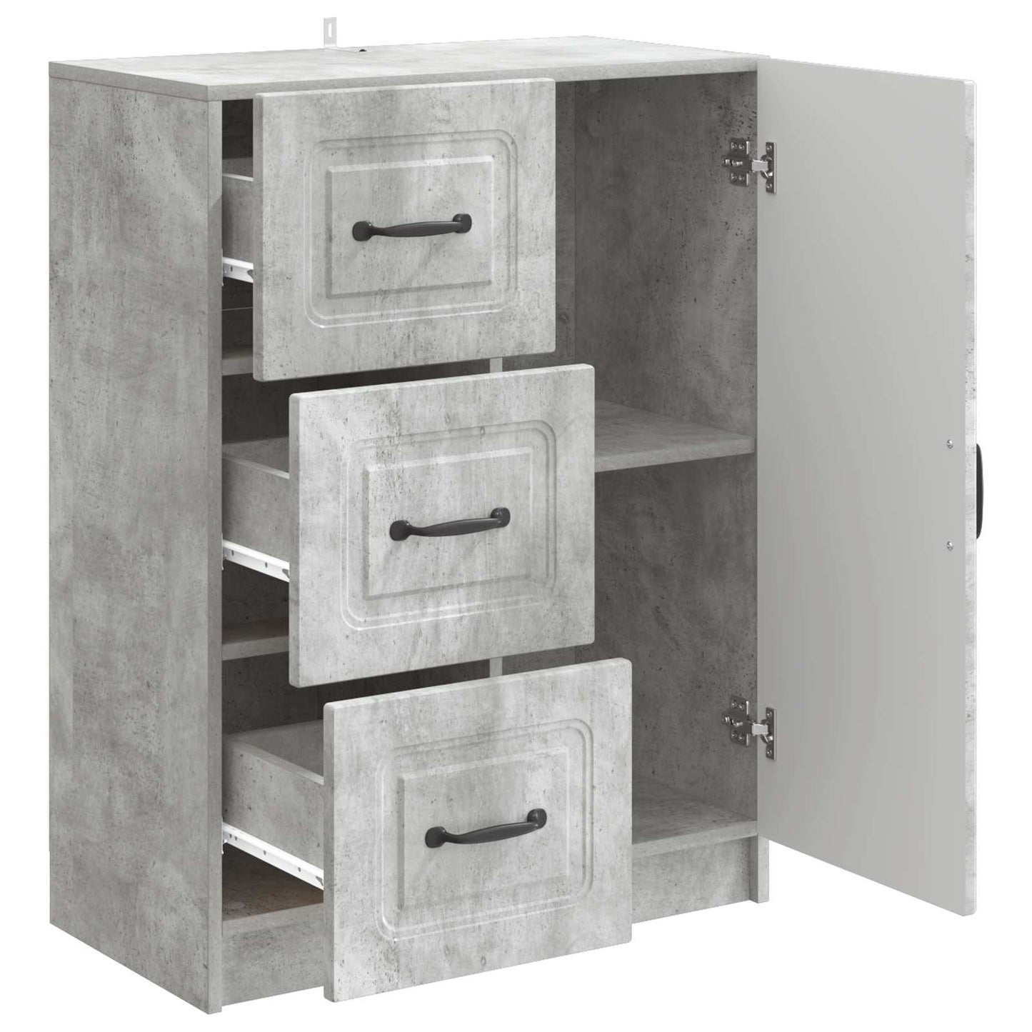 Credenza Grigio Cemento 66 x 34,5 x 87 cm Legno ingegnerizzato | homemem39