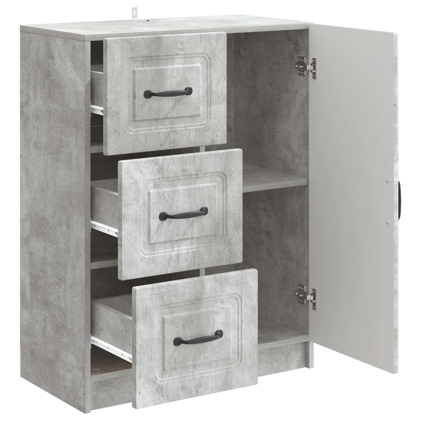 Credenza Grigio Cemento 66 x 34,5 x 87 cm Legno ingegnerizzato | homemem39