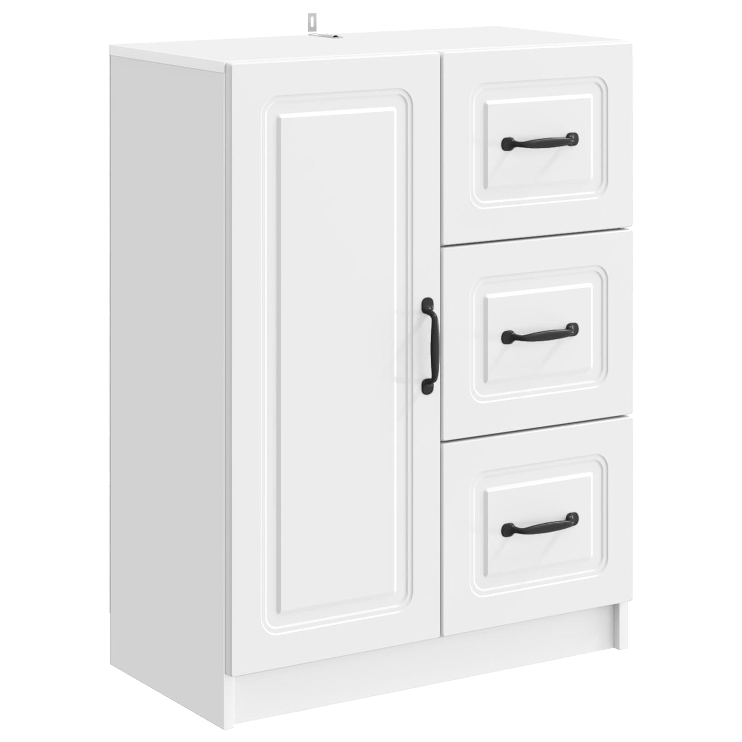 Credenza Bianco Lucido 66 x 34,5 x 87 cm Legno ingegnerizzato | homemem39