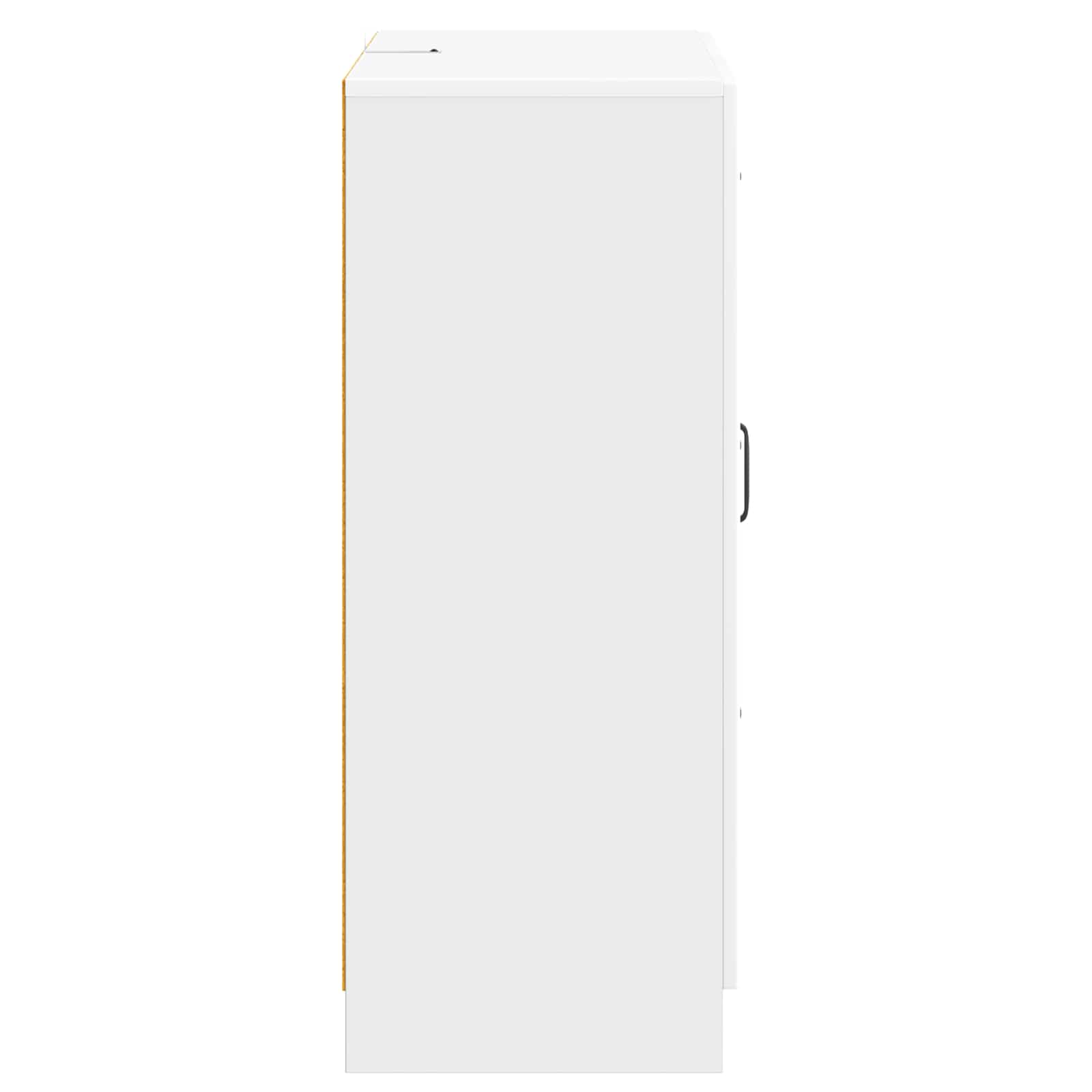 Credenza Bianco Lucido 66 x 34,5 x 87 cm Legno ingegnerizzato | homemem39