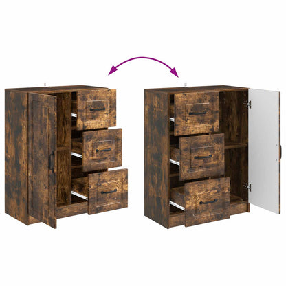 Credenza Rovere Fumo 66 x 34,5 x 87 cm Legno ingegnerizzato
