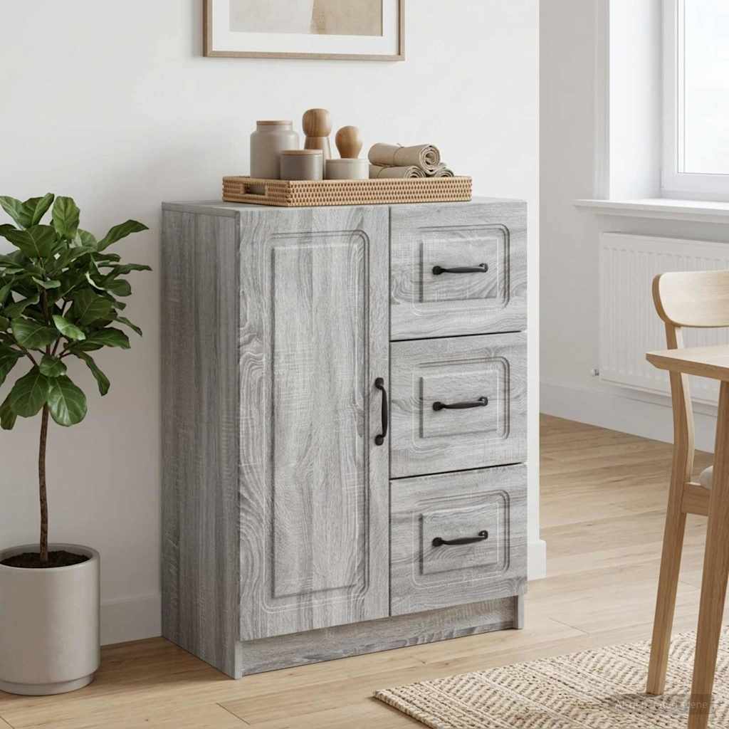 Credenza Grigio Sonoma 66 x 34,5 x 87 cm Legno ingegnerizzato