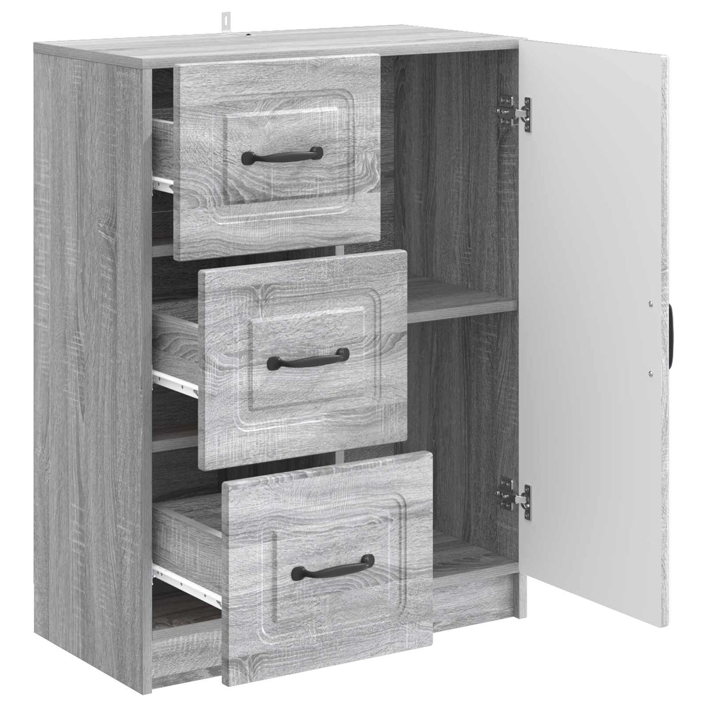 Credenza Grigio Sonoma 66 x 34,5 x 87 cm Legno ingegnerizzato