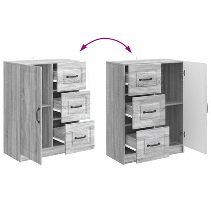 Credenza Grigio Sonoma 66 x 34,5 x 87 cm Legno ingegnerizzato