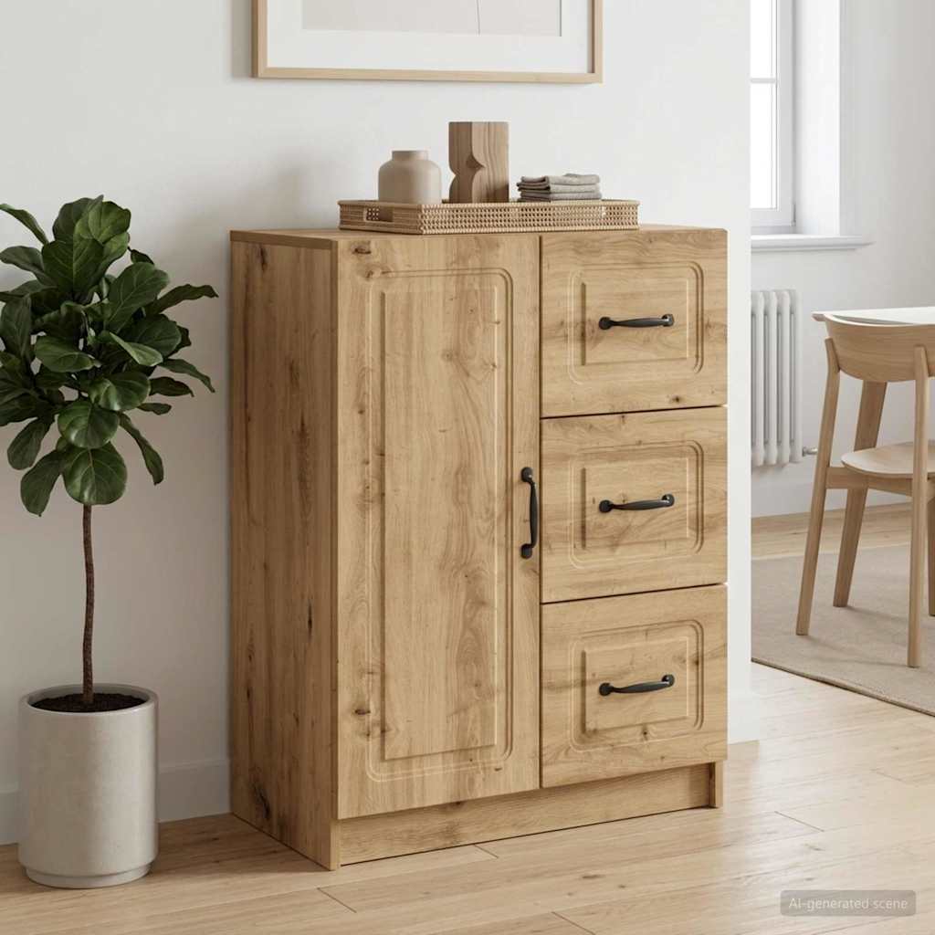 Credenza con cassetto Rovere Artigianale 66 x 34,5 x 87 cm