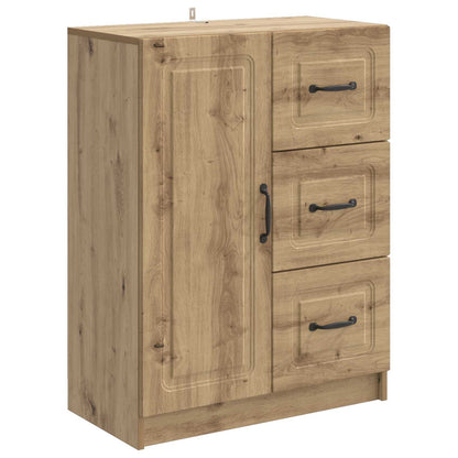 Credenza con cassetto Rovere Artigianale 66 x 34,5 x 87 cm | homemem39