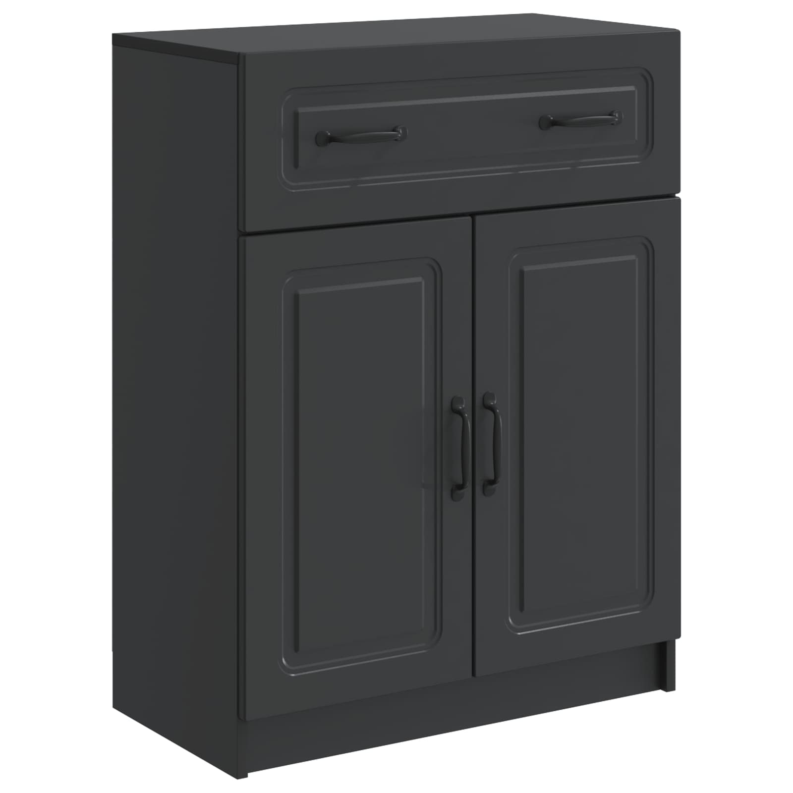 Credenza Nero 66 x 34,5 x 87 cm Legno ingegnerizzato | homemem39