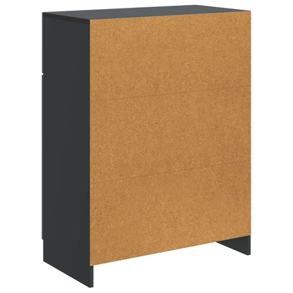 Credenza Nero 66 x 34,5 x 87 cm Legno ingegnerizzato | homemem39