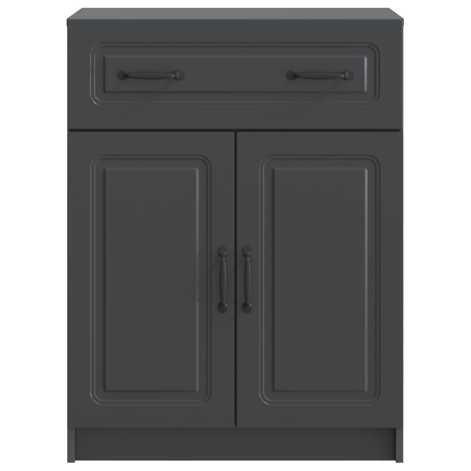 Credenza Nero 66 x 34,5 x 87 cm Legno ingegnerizzato | homemem39