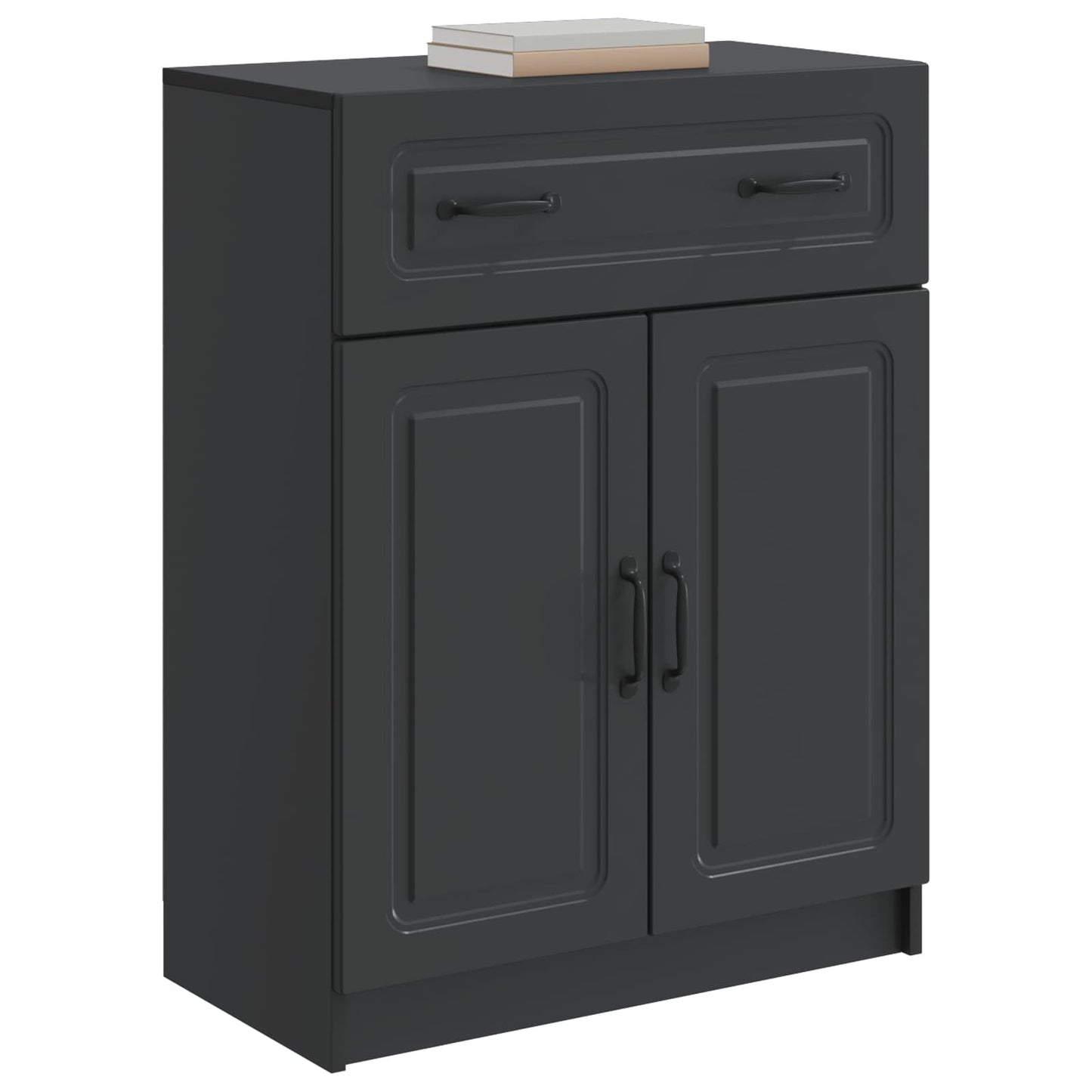 Credenza Nero 66 x 34,5 x 87 cm Legno ingegnerizzato | homemem39