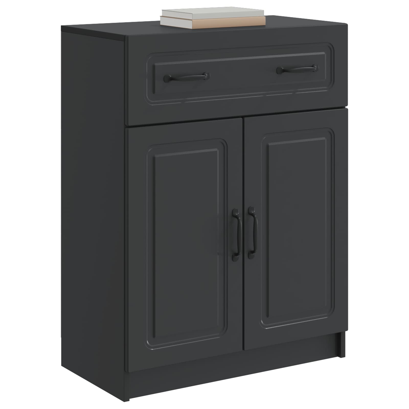 Credenza Nero 66 x 34,5 x 87 cm Legno ingegnerizzato | homemem39