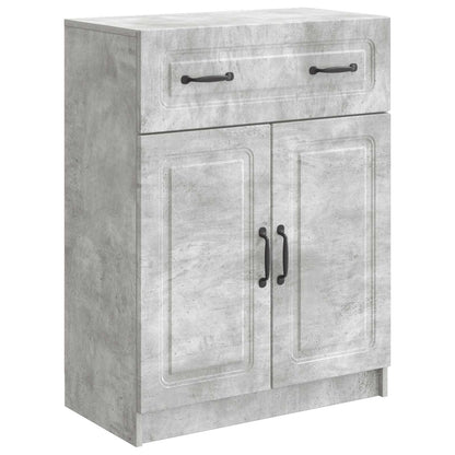 Credenza Grigio Cemento 66 x 34,5 x 87 cm Legno ingegnerizzato