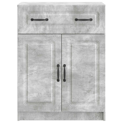 Credenza Grigio Cemento 66 x 34,5 x 87 cm Legno ingegnerizzato