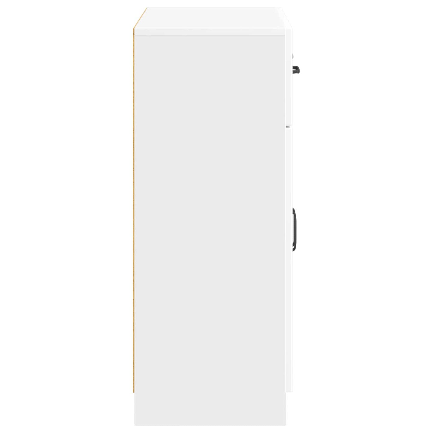 Credenza Bianco Lucido 66 x 34,5 x 87 cm Legno ingegnerizzato | homemem39