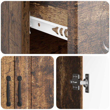 Credenza Legno antico 66 x 34,5 x 87 cm Legno ingegnerizzato