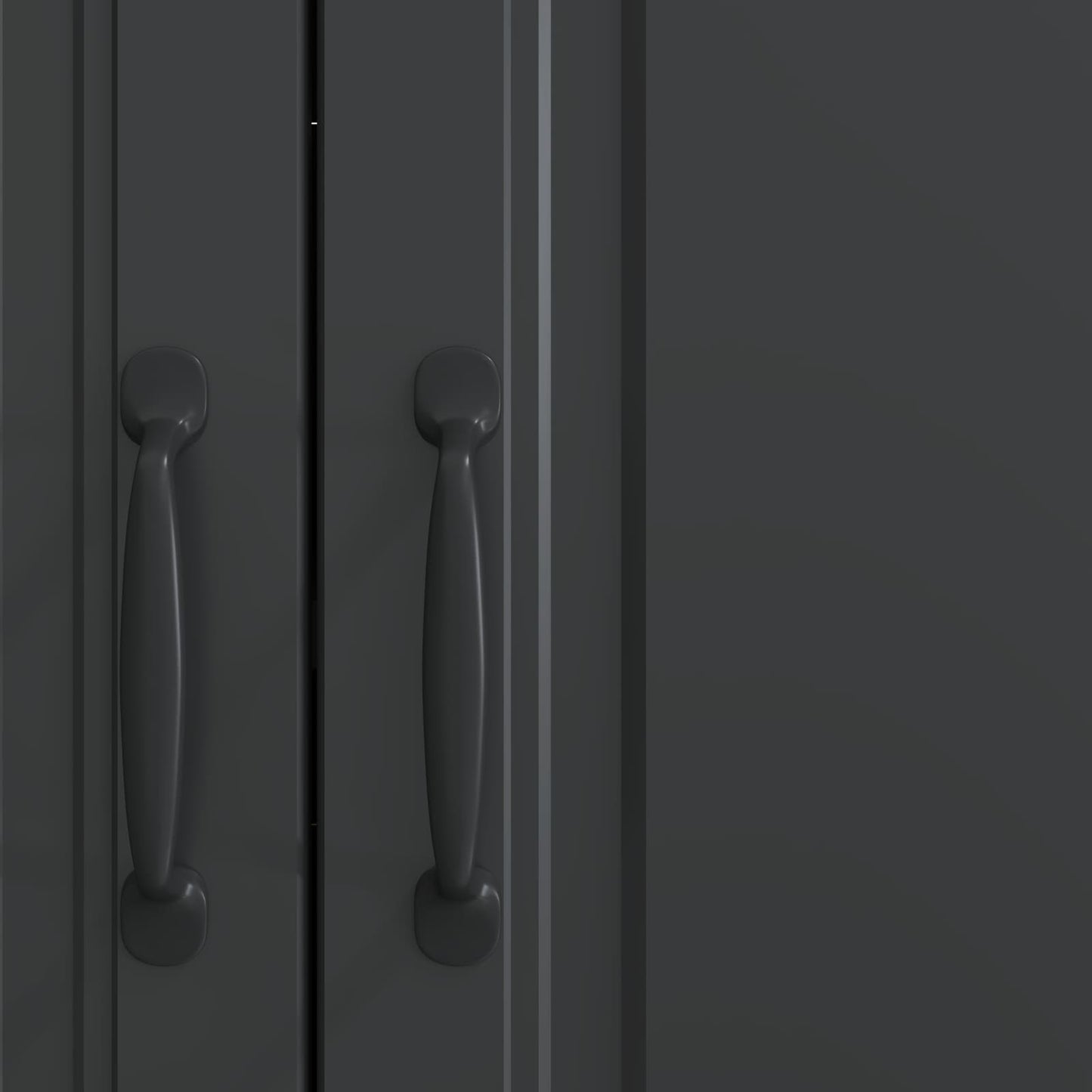 Credenza Nero 89 x 34,5 x 77 cm Legno ingegnerizzato