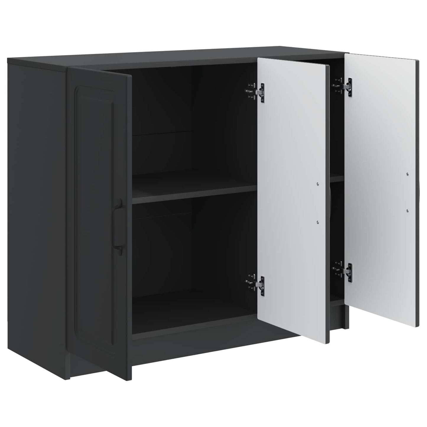 Credenza Nero 89 x 34,5 x 77 cm Legno ingegnerizzato | homemem39