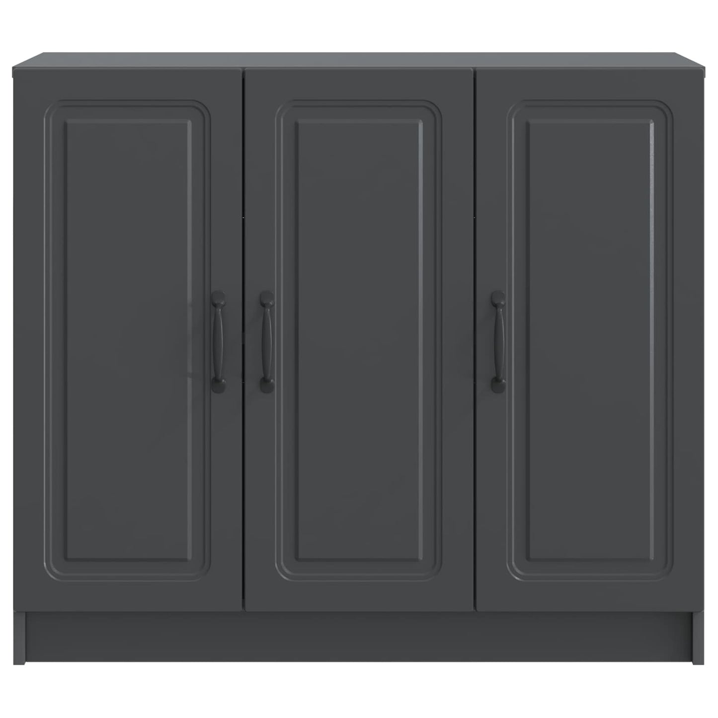 Credenza Nero 89 x 34,5 x 77 cm Legno ingegnerizzato