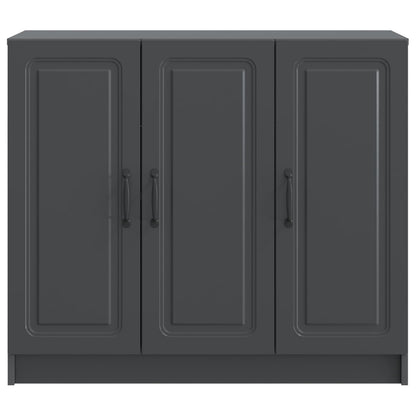 Credenza Nero 89 x 34,5 x 77 cm Legno ingegnerizzato