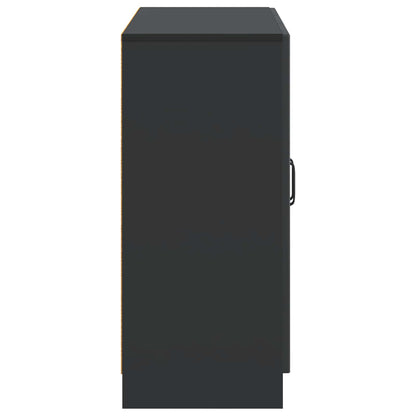 Credenza Nero 89 x 34,5 x 77 cm Legno ingegnerizzato | homemem39