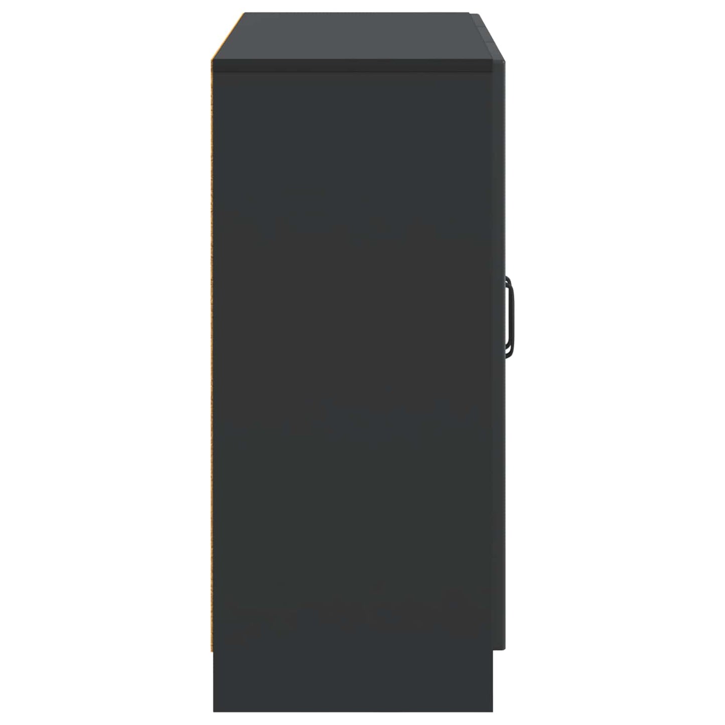 Credenza Nero 89 x 34,5 x 77 cm Legno ingegnerizzato