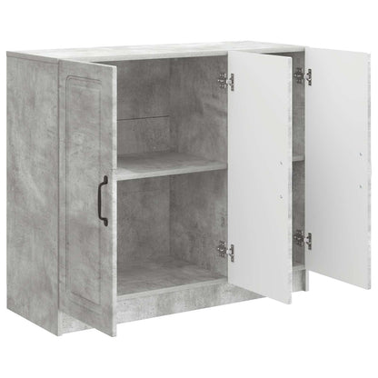 Credenza Grigio Cemento 89 x 34,5 x 77 cm Legno ingegnerizzato