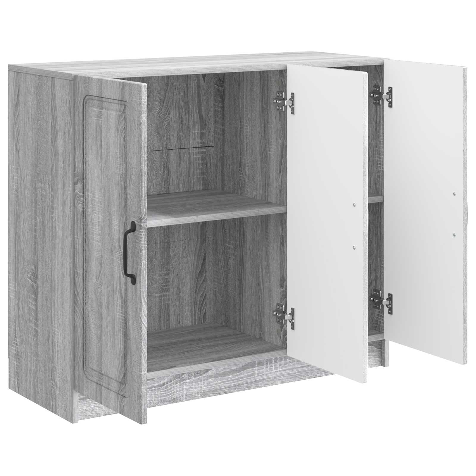 Credenza Grigio Sonoma 89 x 34,5 x 77 cm Legno ingegnerizzato | homemem39