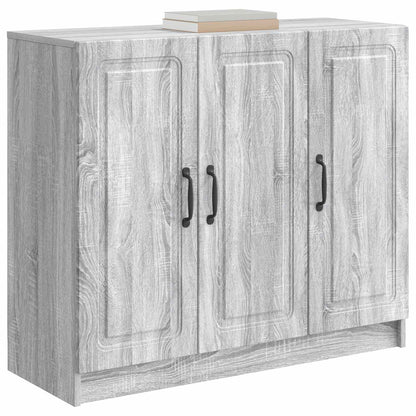 Credenza Grigio Sonoma 89 x 34,5 x 77 cm Legno ingegnerizzato | homemem39
