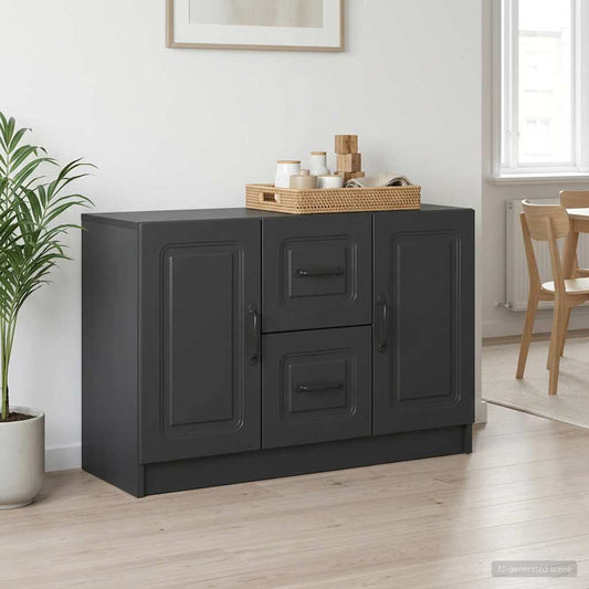 Credenza Nero 89 x 34,5 x 57 cm Legno ingegnerizzato