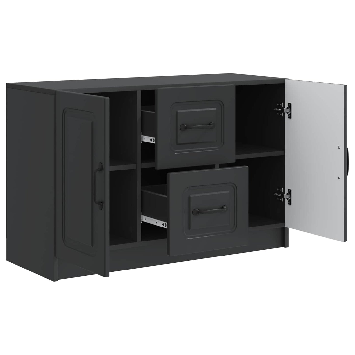 Credenza Nero 89 x 34,5 x 57 cm Legno ingegnerizzato