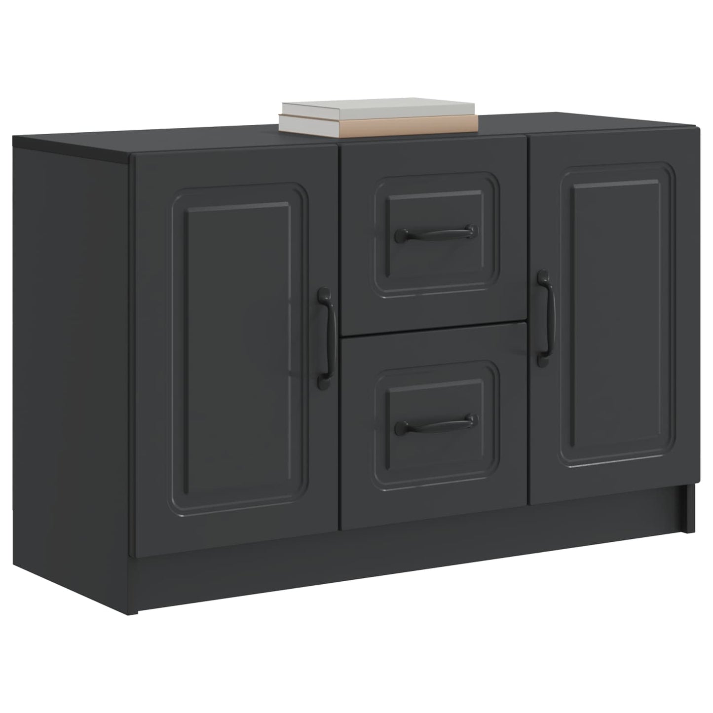 Credenza Nero 89 x 34,5 x 57 cm Legno ingegnerizzato