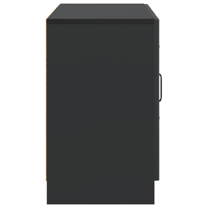 Credenza Nero 89 x 34,5 x 57 cm Legno ingegnerizzato | homemem39